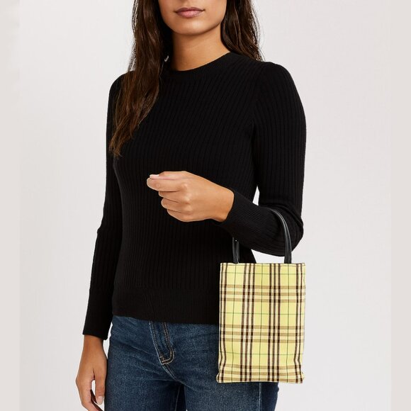 BURBERRY LONDON Mini Tote bag Pre-owned - Picture 3 of 9